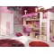 Armoire enfant rose et blanche MARCHANDE