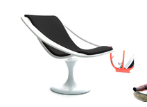 Bain de soleil design noir et blanc SUNSET