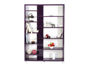 Biblioth&egrave;que design laqu&eacute;e violette VIXY