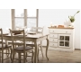 Buffet baroque blanc 1 porte SOFIA