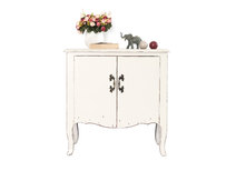 Buffet baroque blanc 2 portes ROSALA