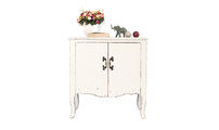Buffet baroque blanc 2 portes ROSALA