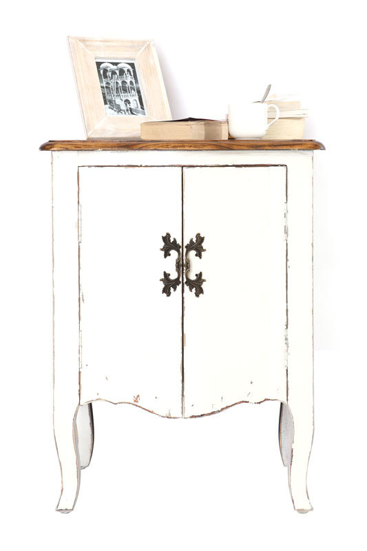 Buffet baroque blanc 2 portes ROSALA