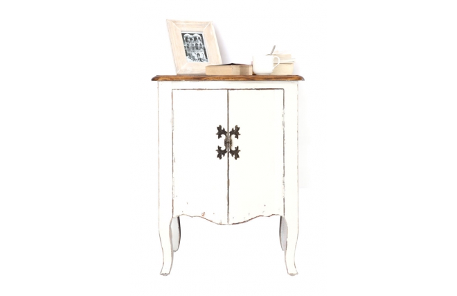 Buffet baroque blanc 2 portes ROSALA