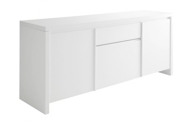 Buffet design laqu&eacute; blanc WILSON