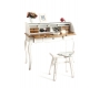 Bureau baroque bois blanc SOFIA