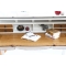 Bureau baroque bois blanc SOFIA