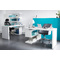 Bureau design blanc laqu&eacute; amovible MAX