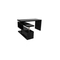 Bureau design noir laqu&eacute; amovible MAX