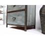 Cabinet  bois et m&eacute;tal industriel 3 tiroirs TREVOR