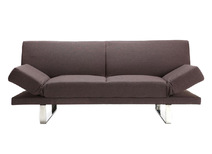 Canap&eacute; convertible design brun ATLANTA