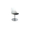 Chaise  blanc pivotante STEEVY r&eacute;glable en hauteur