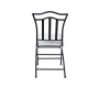 Chaise de cuisine / salle &agrave; manger acier FLORENCE (lot de 2)