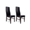Chaise de cuisine / salle &agrave; manger bois weng&eacute; JAGODA (lot de 2) 