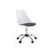 Chaise design &agrave; roulettes blanc NEW STEEVY
