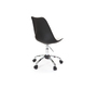 Chaise design &agrave; roulettes noir NEW STEEVY