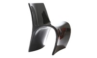 Chaise design noire OWIE