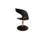 Chaise / fauteuil design r&eacute;tro noir et blanc GROOVY