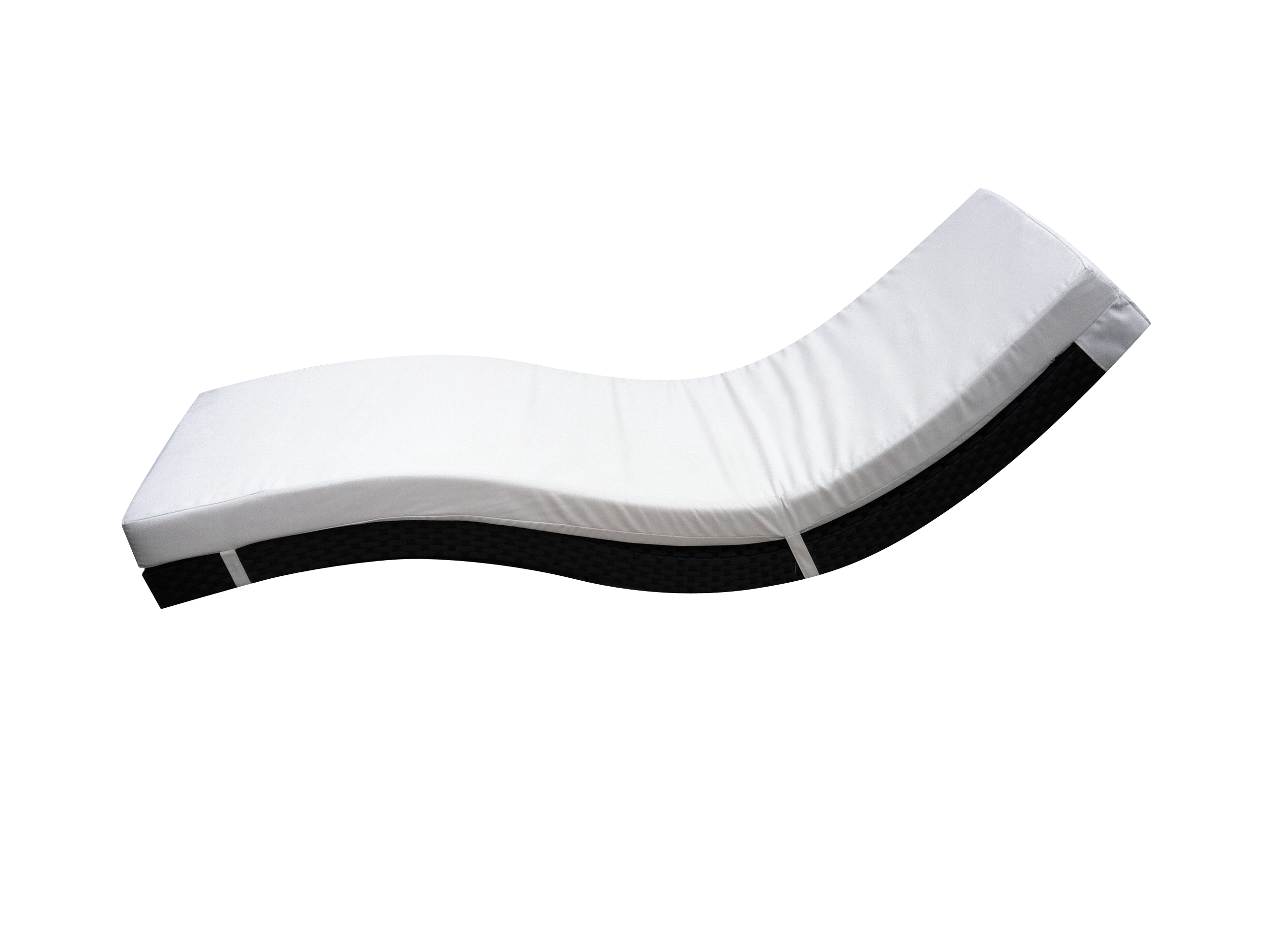 Chaise longue en r&eacute;sine tress&eacute;e Oc&eacute;ana