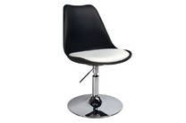 Chaise Steevy noir pivotante et r&eacute;glable en hauteur image pub1