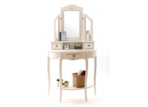 Coiffeuse baroque blanche BIANCA