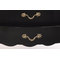 Commode baroque noire 3 tiroirs Louisa