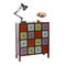Commode bois multicolore MOSAICA