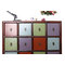 Commode bois multicolore MOSAICA