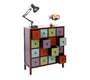 Commode bois multicolore MOSAICA