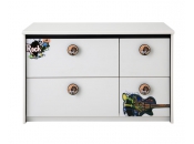 Commode enfant  blanche ROCK
