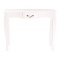 Console baroque blanche 1 tiroir Louisa