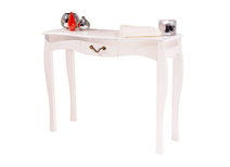 Console baroque blanche 1 tiroir Louisa