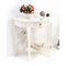 Console baroque blanche BIANCA