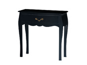 Console baroque noire 1 tiroir Louisa