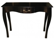 Console baroque noire 1 tiroir Louisa