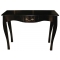 Console baroque noire 1 tiroir Louisa