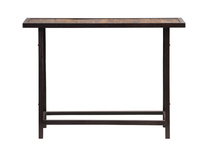 Console haute bois et m&eacute;tal industrielle ATELIER