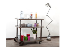 Console m&eacute;tal sur roulettes industrielle CHARIOT