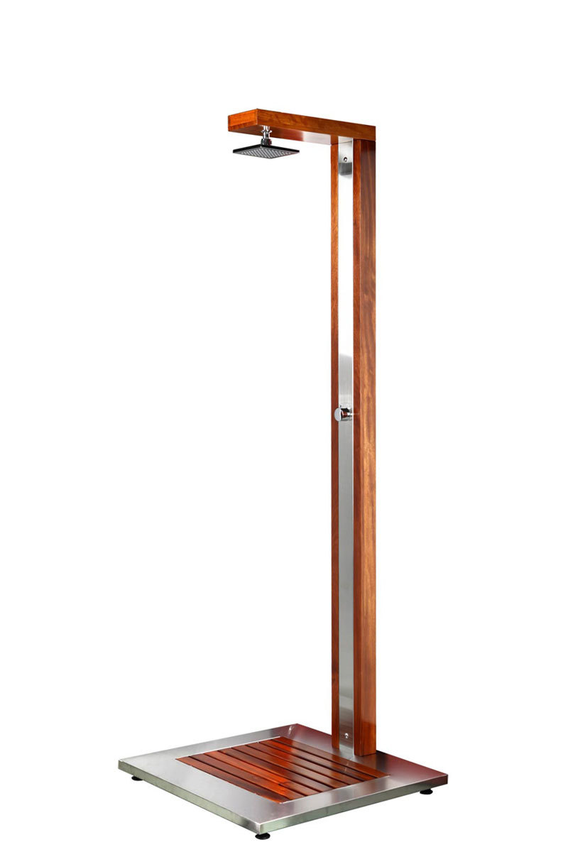Douche ext&eacute;rieure teck  ZENSEA