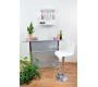Etag&egrave;re de bar porte-bouteille blanche Californie