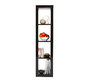 Etag&egrave;re design laqu&eacute;e noire HAILY