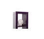 Etag&egrave;re design laqu&eacute;e violette HAILY