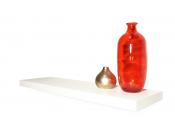 Etag&egrave;re murale blanche design 80 cm Manhattan