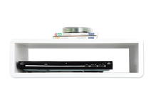 Etag&egrave;re murale design blanche TIA