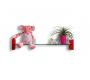 Etag&egrave;re murale design rouge LENA
