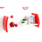 Etag&egrave;re murale design rouge TELLA