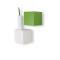 Etag&egrave;re murale design verte CUBIK