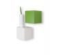 Etag&egrave;re murale design verte CUBIK