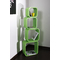 Etag&egrave;re Pop carr&eacute;e vert (lot de 4)