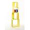 Etag&egrave;re Pop jaune Carr&eacute;e (lot de 4)